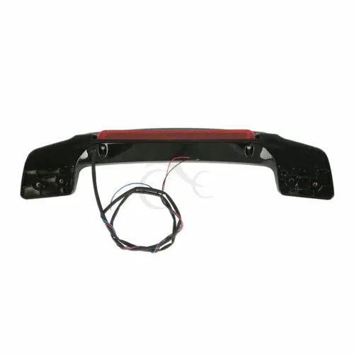 Мотоциклетная красная светодиодная бритва в багажник для Harley Touring King рубленая