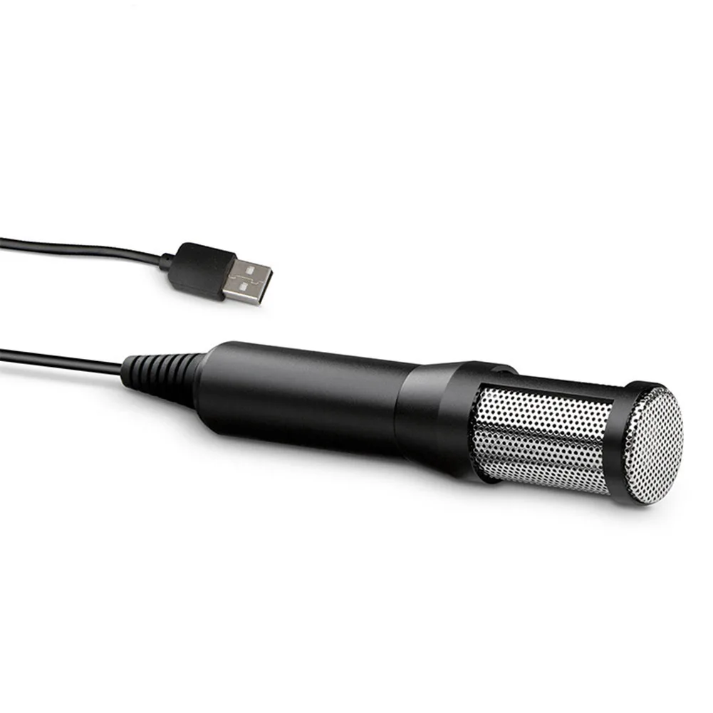 Профессиональный конденсаторный микрофон с держателем для компьютера ноутбука