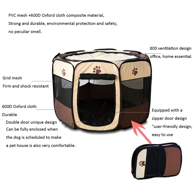 Портативные уличные питомники заборы палатка для домашних животных домики