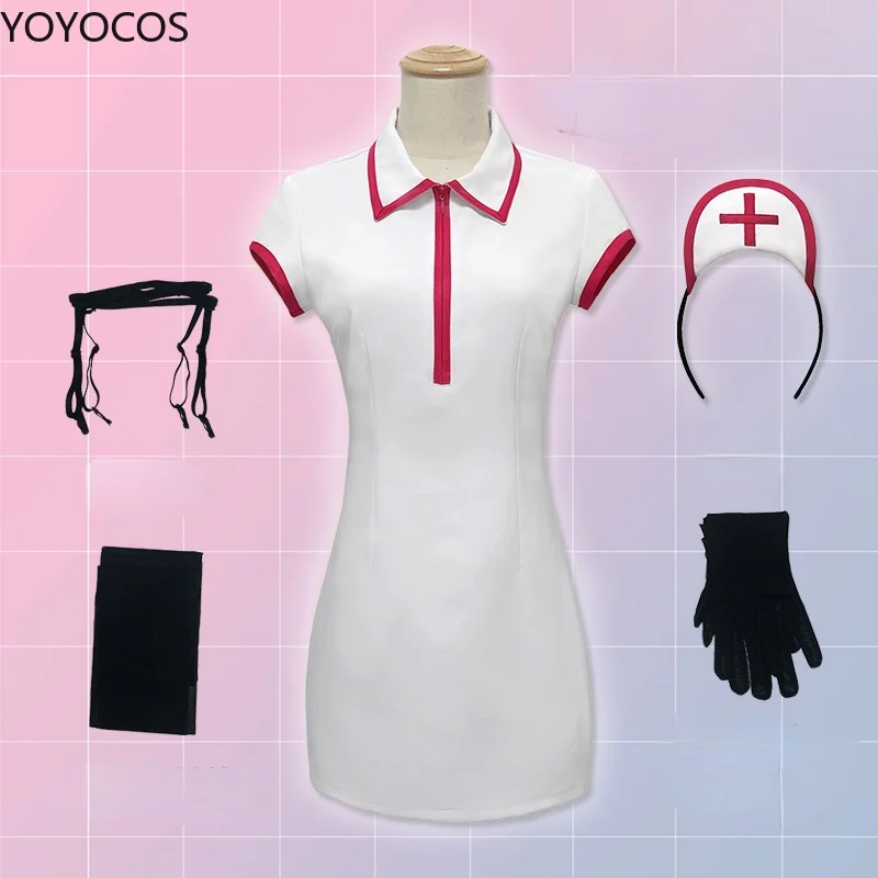 YOYOCOS аниме бензопила Мужская мощность Makima сексуальная женская униформа набор