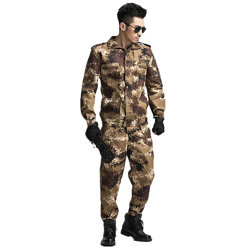 Мужской военный Камуфляжный тренировочный Тактический Костюм Cs форма для