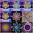 Мандала Краски ing Раскраска по номерам диск для взрослых из акрила Краски DIY ремесло Наборы ручной работы на холсте Раскраска по номерам декоративный Рисунок искусство