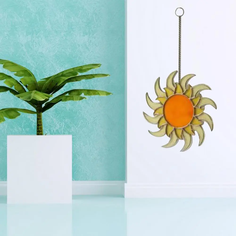 Подвесная акриловая подвеска в виде подсолнуха для окон и стен|Ловцы снов