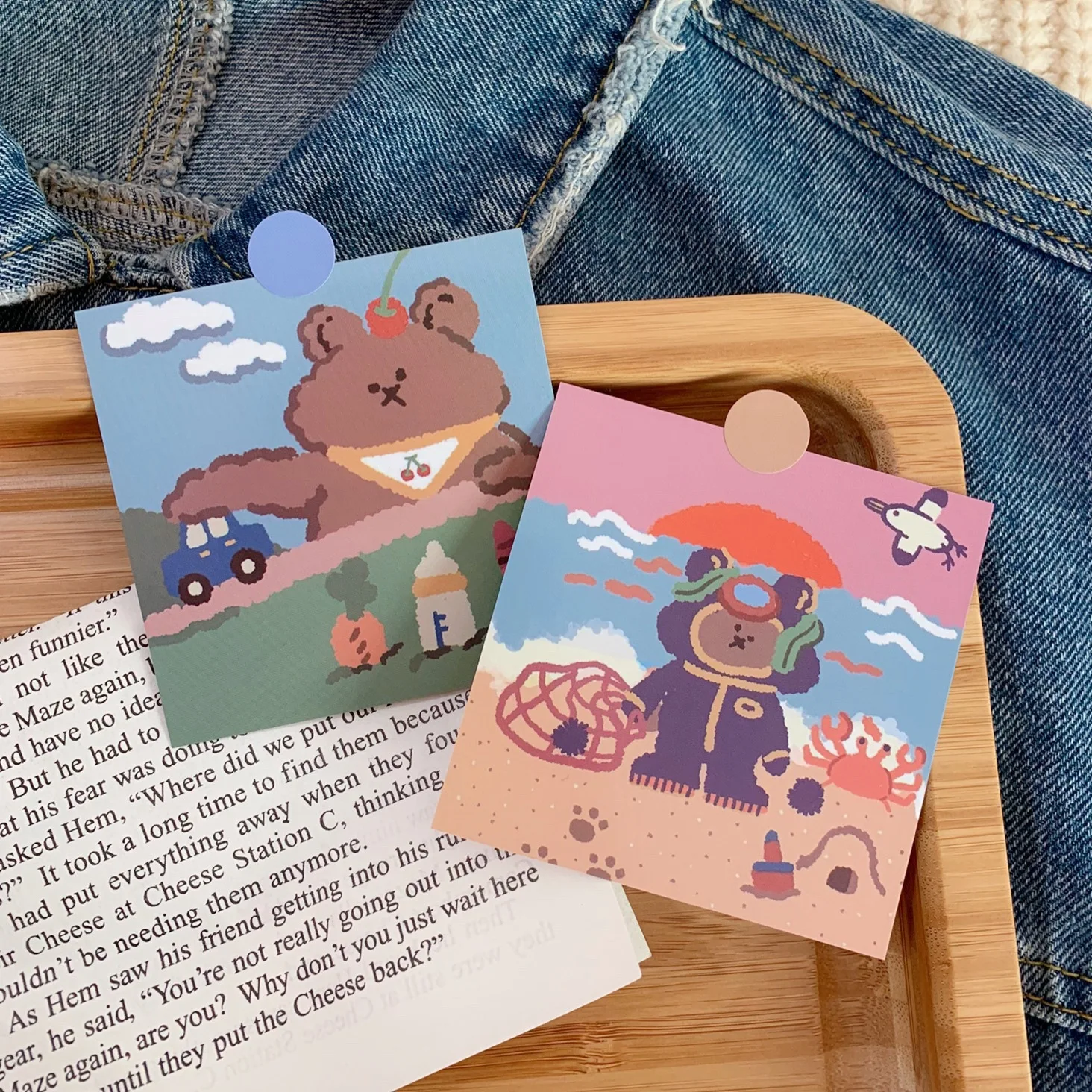 6 шт./лот мультяшный милый корейский стиль Ins Forrest стикер для девочки сделай сам