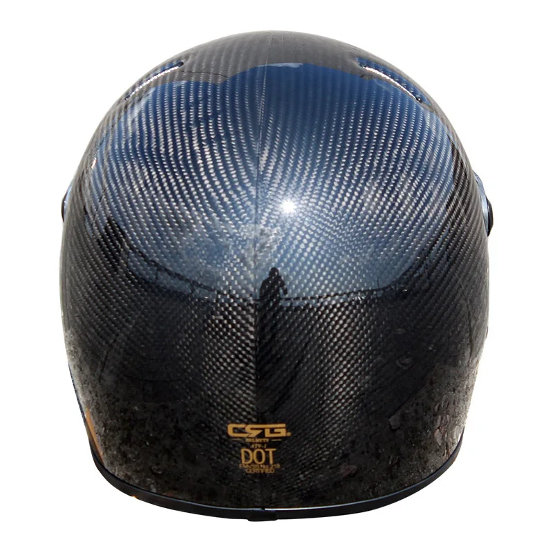 Защитный мотоциклетный шлем с полным покрытием углеродное волокно дорожный