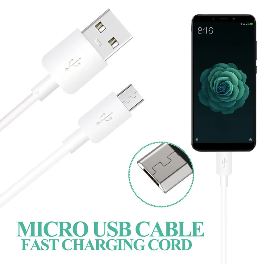 Зарядный кабель Type C 2A Micro USB Дата для Huawei P7 P8/P9 Lite/P10 быстрая зарядка мобильный