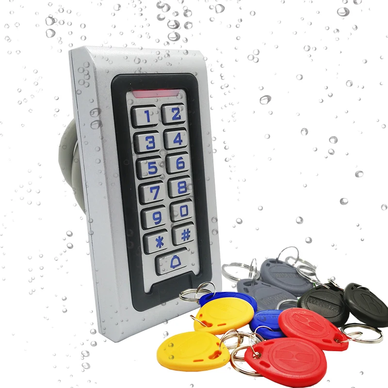 IP65 водонепроницаемая клавиатура металлический корпус Близость RFID/EM Открытый
