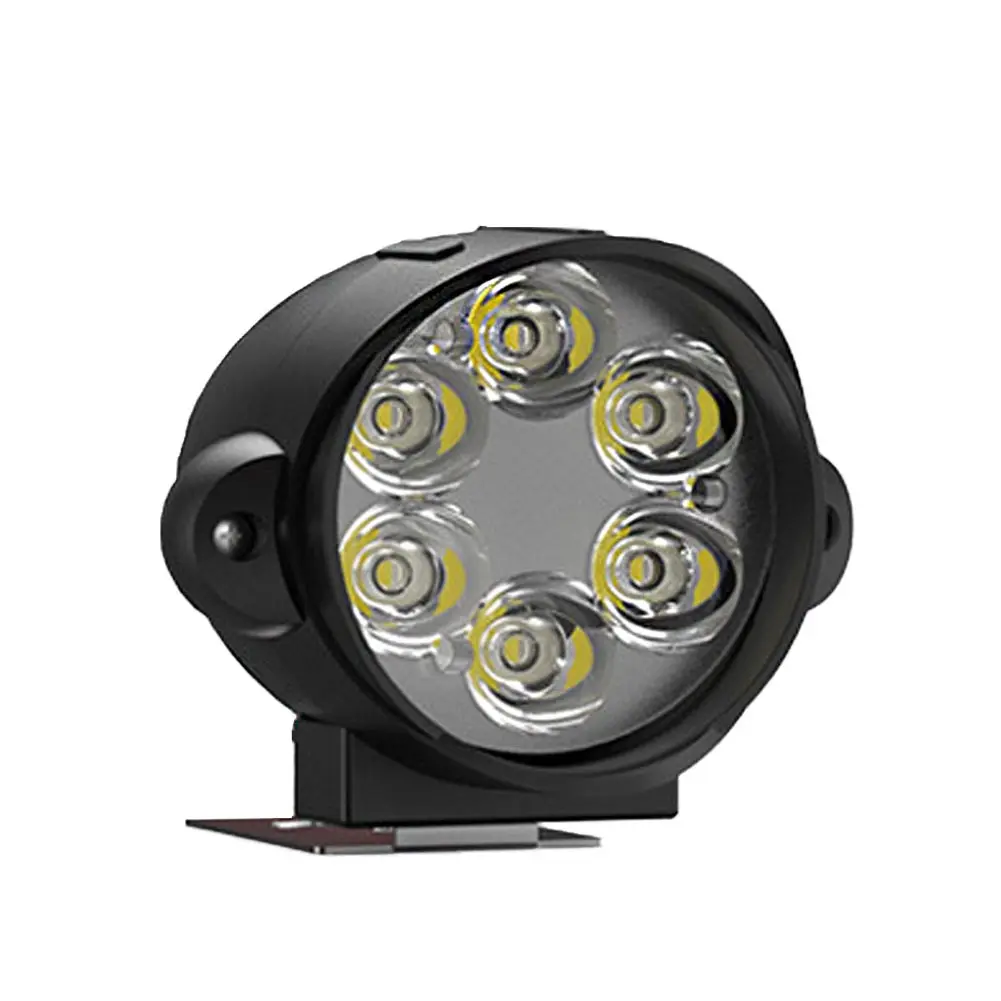 12V 6LED Motorcycle Waterproof Universal External Plastic Lamp Bright Light Headlight |