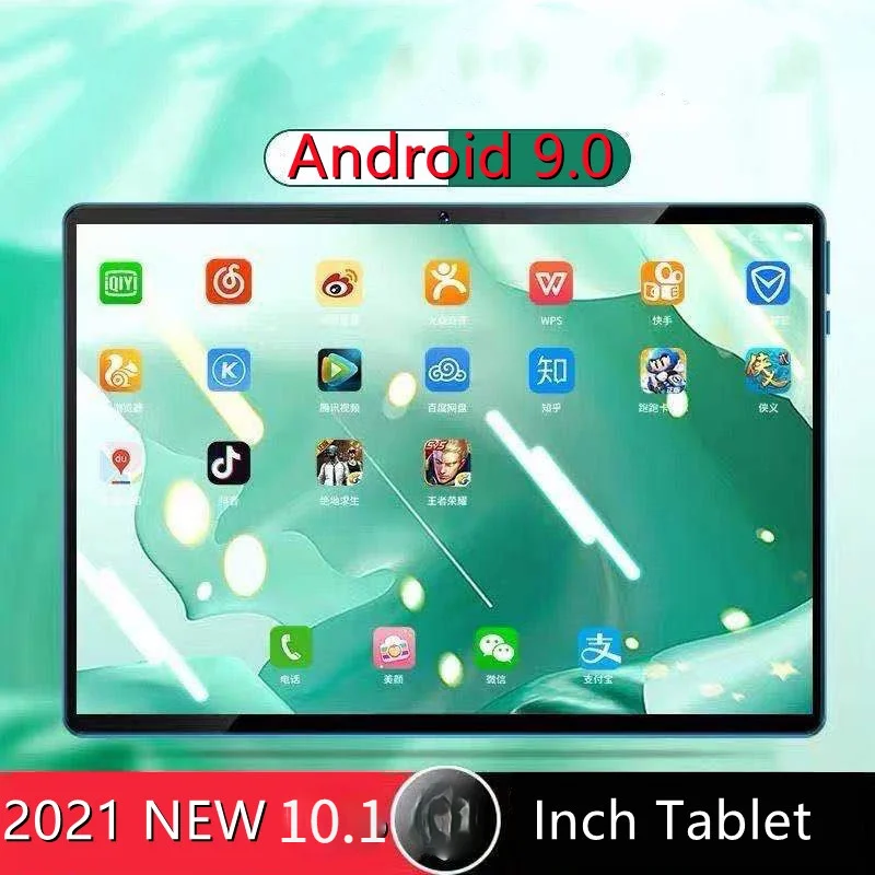 

2021 New Upgraded Andoid 9.0 Tablet PC for Online Class 6GB RAM 128GB ROM Tablet Dual Sim Card 10.1Inch Octa Core WiFi Tablet