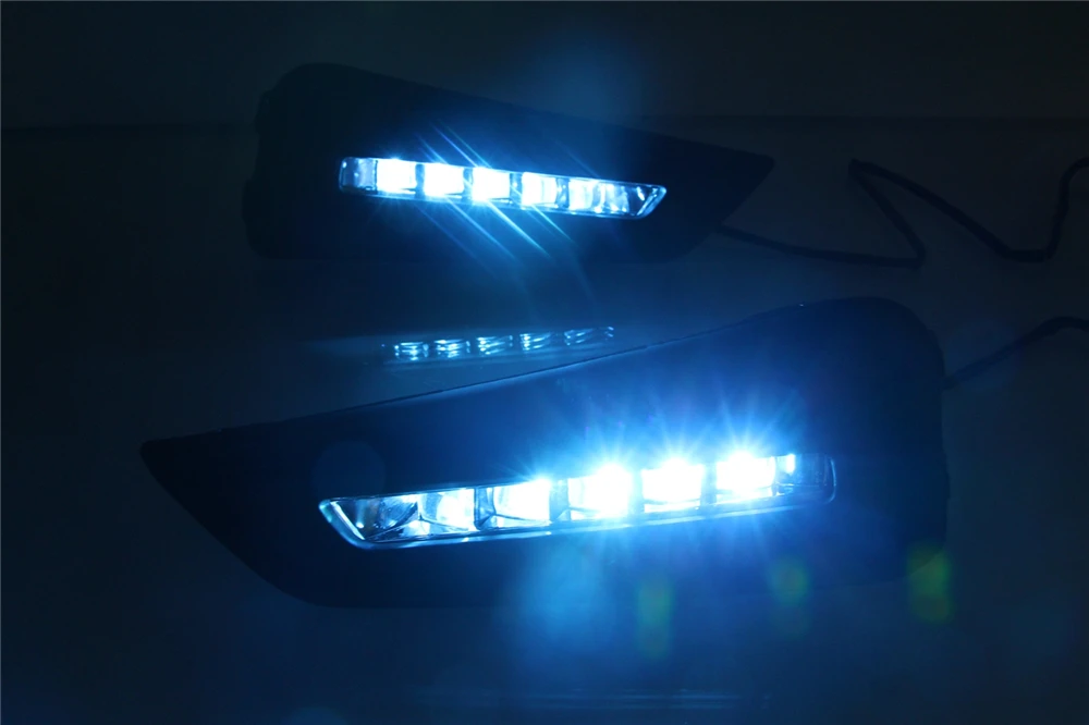 Автомобильная проблесковая Дневной светильник LED дневные ходовые огни 12В для Honda