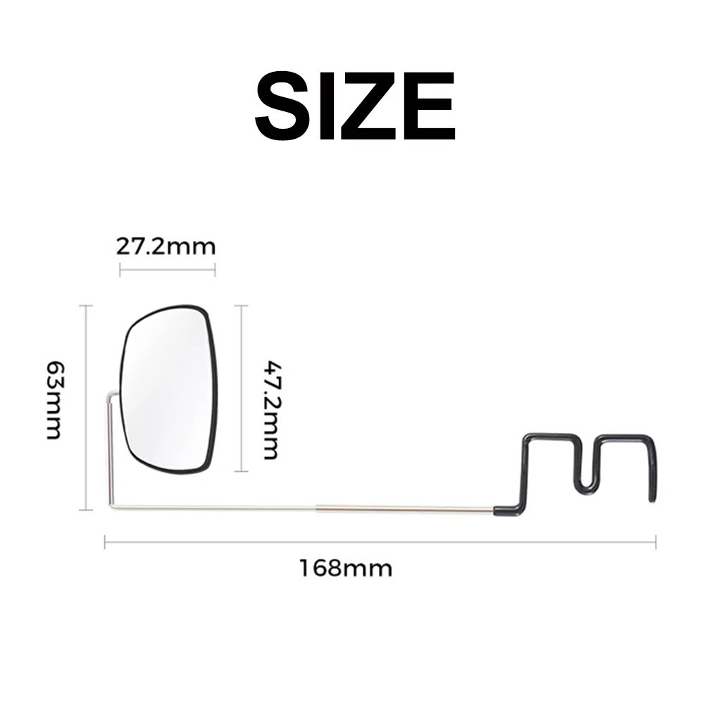 

Bike Glasses Mirror 360 Degree Adjustable Sunglass Rear View Mirror Lightweight Wide Angle Eyeglass Mirror Cycling Accessories