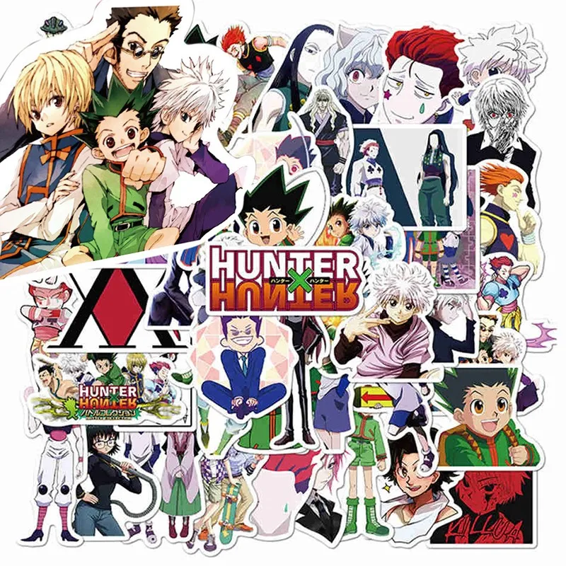 Стикеры аниме hunter x для детей комплект из 10/30/50 шт. наклейки гитары скейтборда