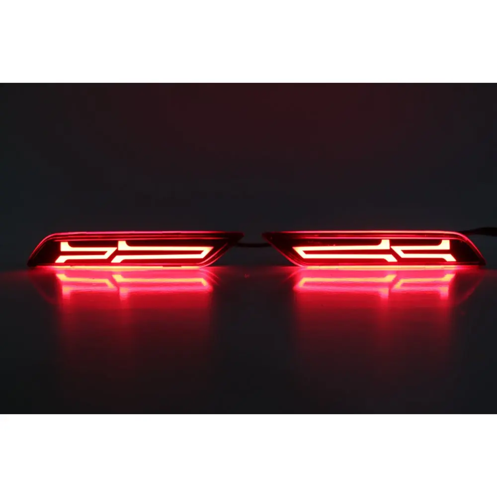 Красный Светодиодный отражатель задний бампер светильник для Honda City 2017 2018 2019