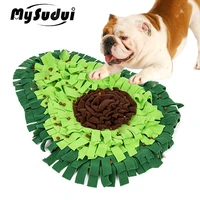 pet dog snuffle mat washable training puzzle toy for dogs cats healthy slow feeding bowl mat interactive sniffing blanket pad