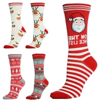 xmas tree women claus men warm santa hosiery christmas soft socks stocks
