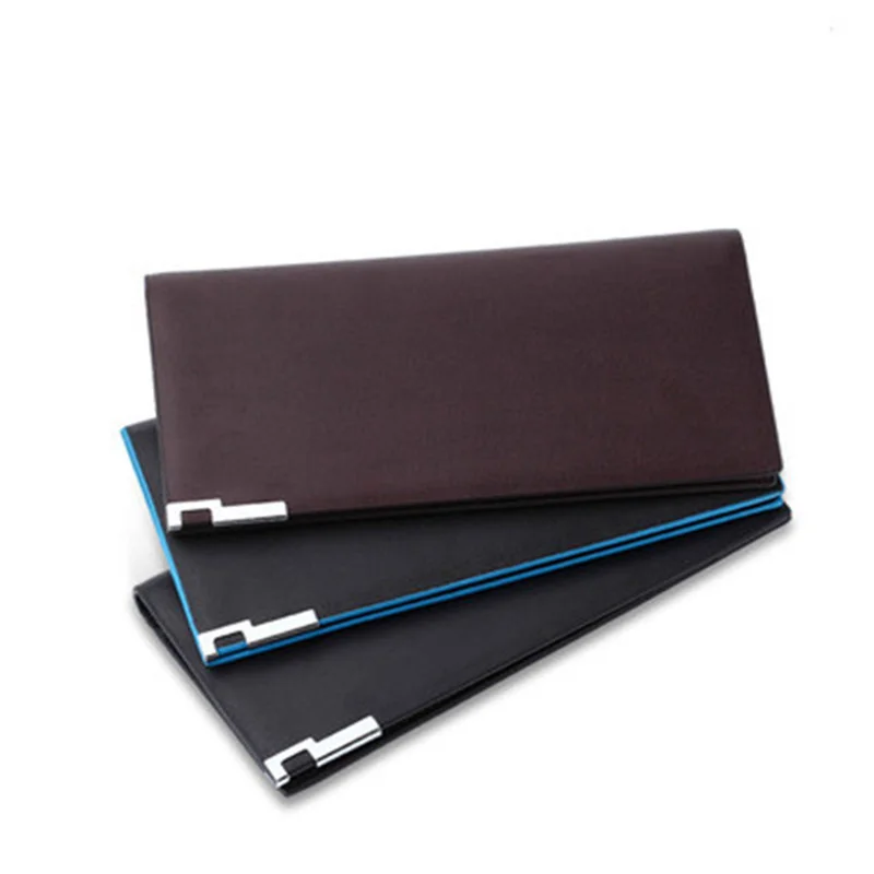 Мужской ультратонкий кошелек мужские кошельки мужской клатч длинные кожаные с