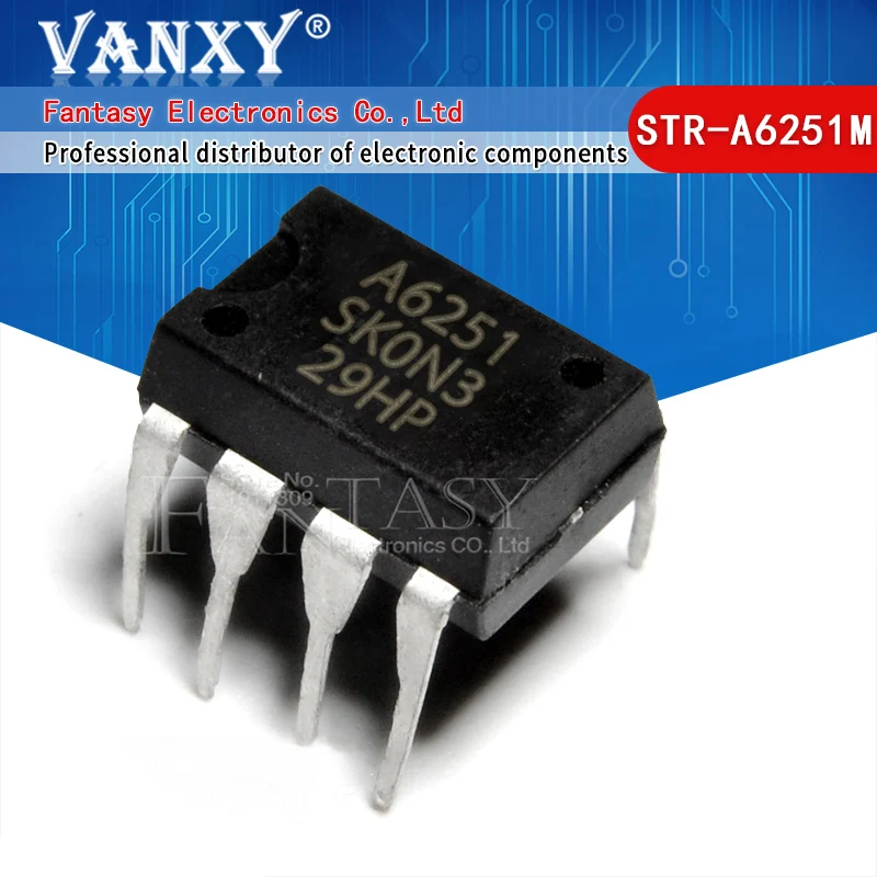 10 шт. STR-A6251M DIP-7 A6251 DIP A6251M LCD DIP-7 STRA6251M STR-A6251 чип управления источником