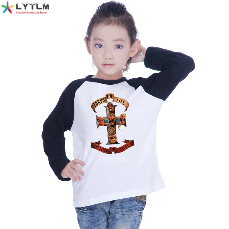 Детский костюм LYTLM Дэдпул топ для девочек и мальчиков одежда 4 6 8 10 лет Осенние