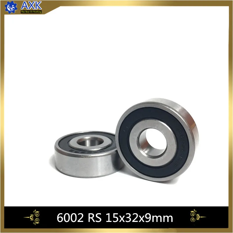 6002RS подшипник ABEC 3 (8 шт.) 15*32*9 мм шайбовый с глубоким 6002 2RS упорные шариковые
