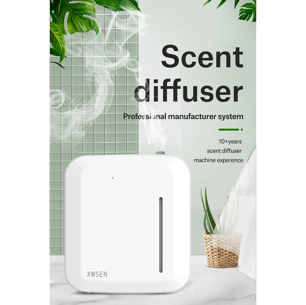 

2022 Lntelligent Aroma Fragrance Machine Scent Unit Essential Oil Aroma Diffuser 150ml Timer APP Control for Home Hotel Office