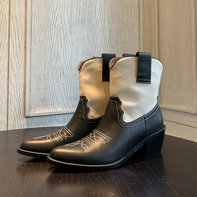 

Женские ботинки Xiuningyan 2020, женские ботильоны из натуральной кожи, модная обувь без шнуровки для женщин, Брендовая обувь, женские ботинки