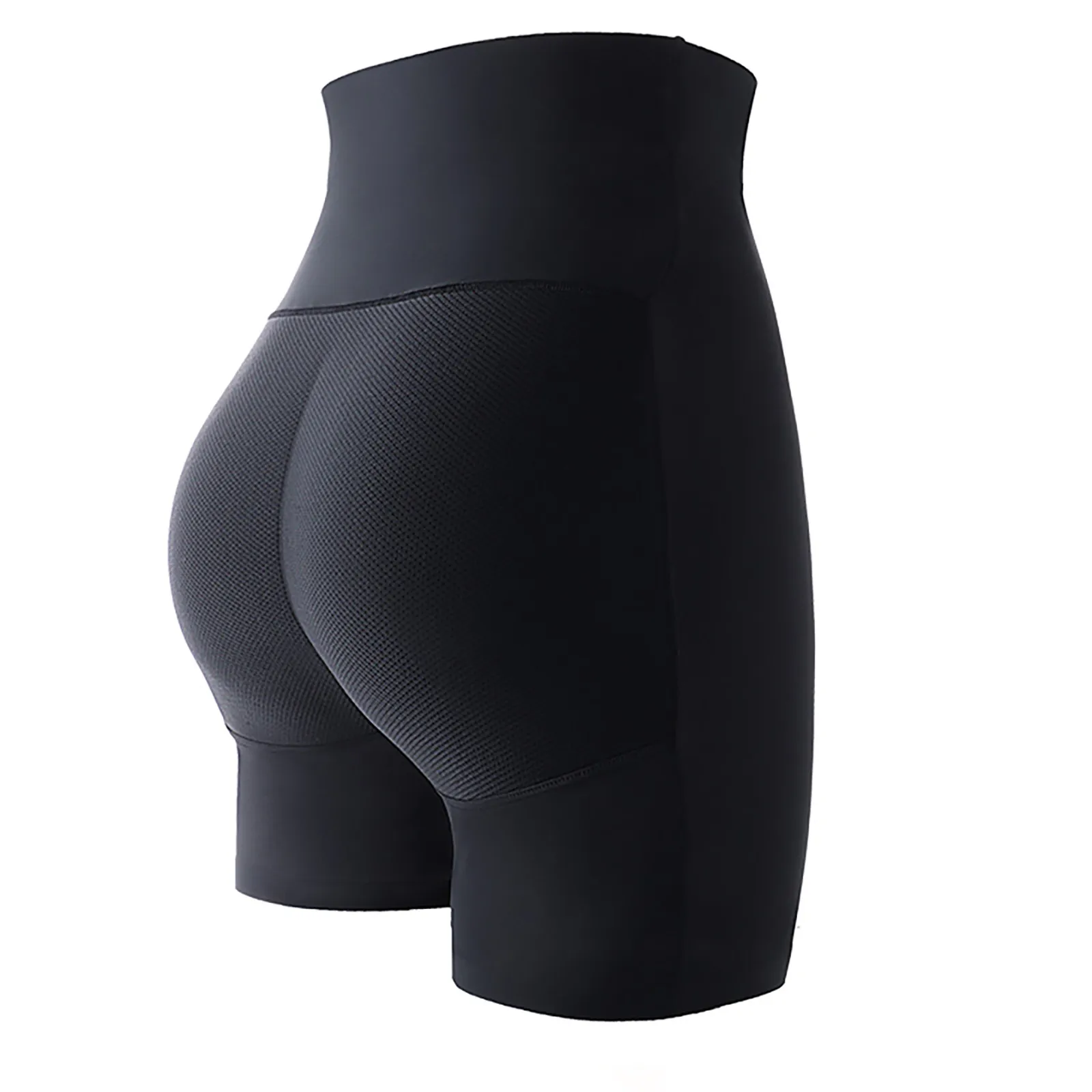 

2021 Women Seamless Silky High Waist Slimming Tummy High-waisted Abdomen Buttocks Body Sculpting Breathable Fake Butt Pants