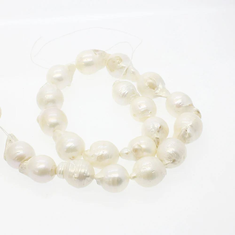 Натуральный пресноводный жемчуг 14 мм отверстие Эдисона Свободные ювелирные