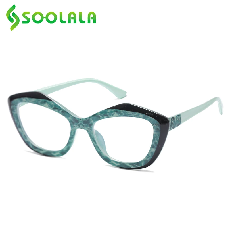 Женские очки для чтения SOOLALA солнцезащитные с бабочкой и цветочным рисунком