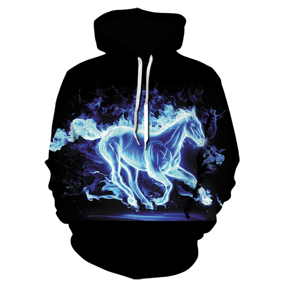 

Новинка, блестящая лошадь, принт с животными, Толстовка для мужчин, 3d Толстовка, брендовая толстовка, куртка, Премиум пуловер, стильный спорт...