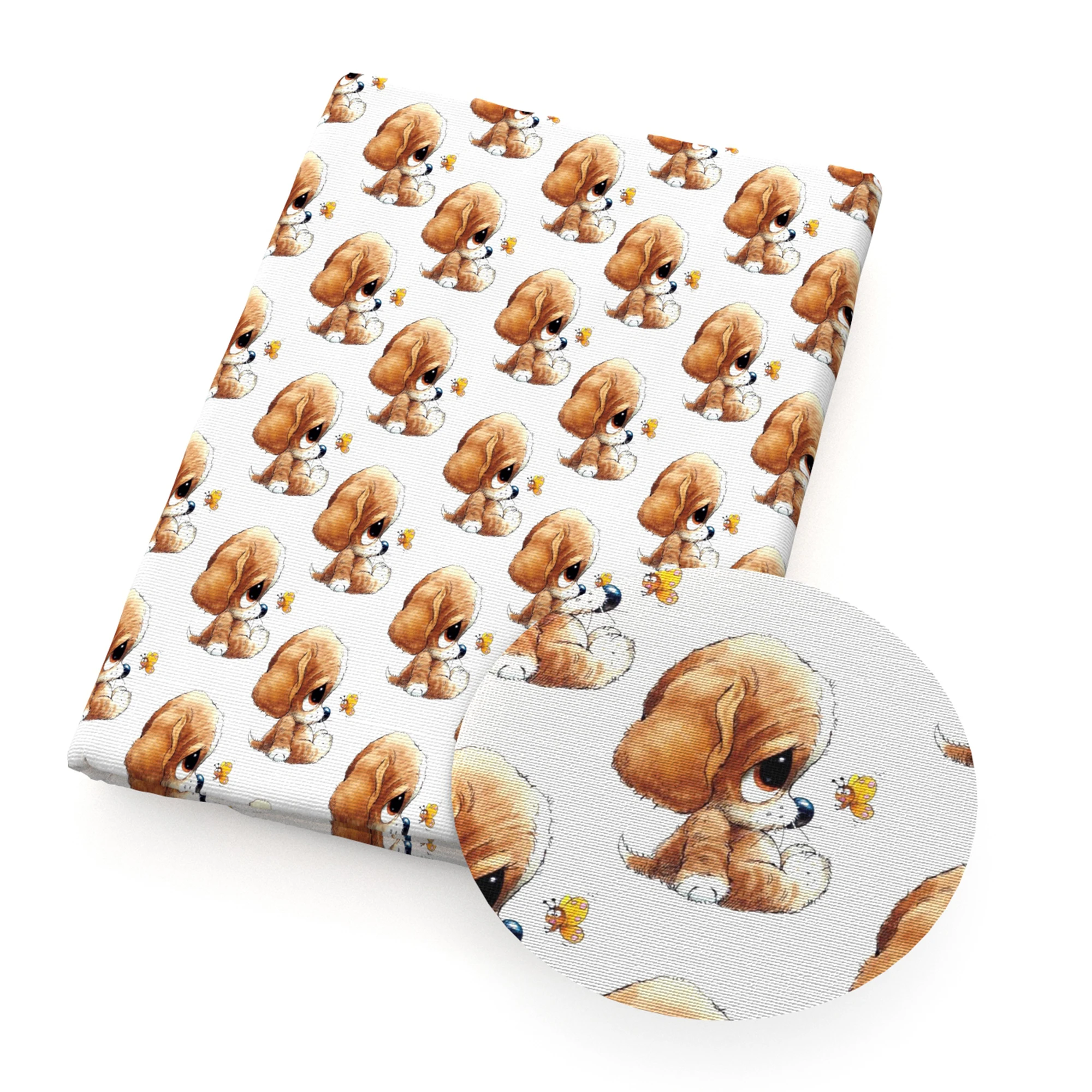 Половинная японская аниме собака пинт полиэстер хлопок материал лоскутное шитье