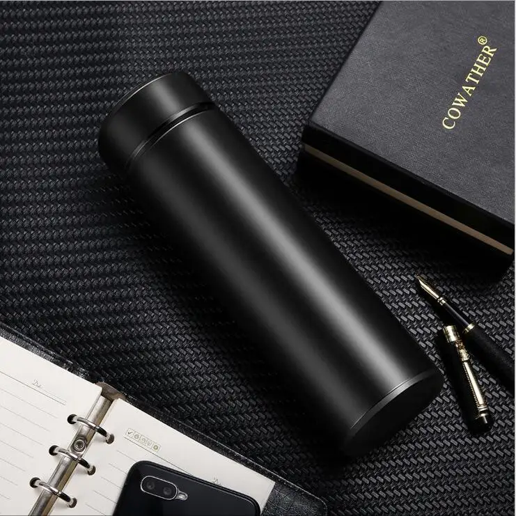 Термос ZOUNICH чашка с дисплеем температура 304 нержавеющая сталь вакуумная фляжка