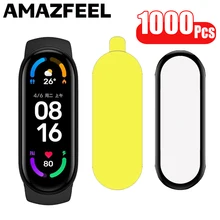 1000 Pcs/Pack For MiBand 6 5 Screen Protector Film For Xiaomi Mi Band 6 5 4 Screen Protective Wristband Accessories Not Glass