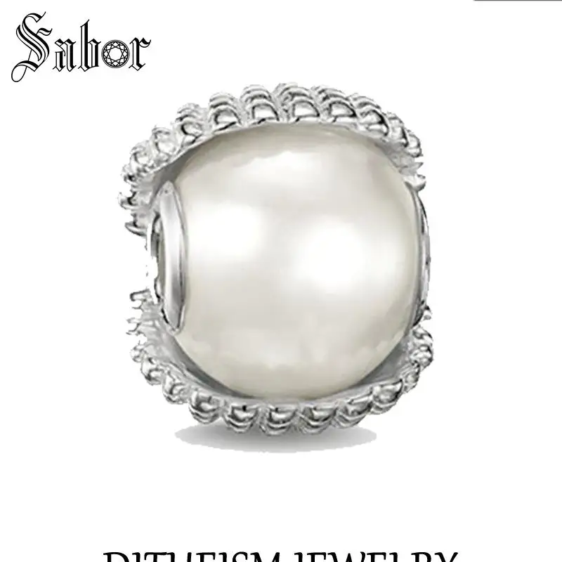 Аксессуары сделай сам бусины жемчуг и ракушки новое серебряное ювелирное