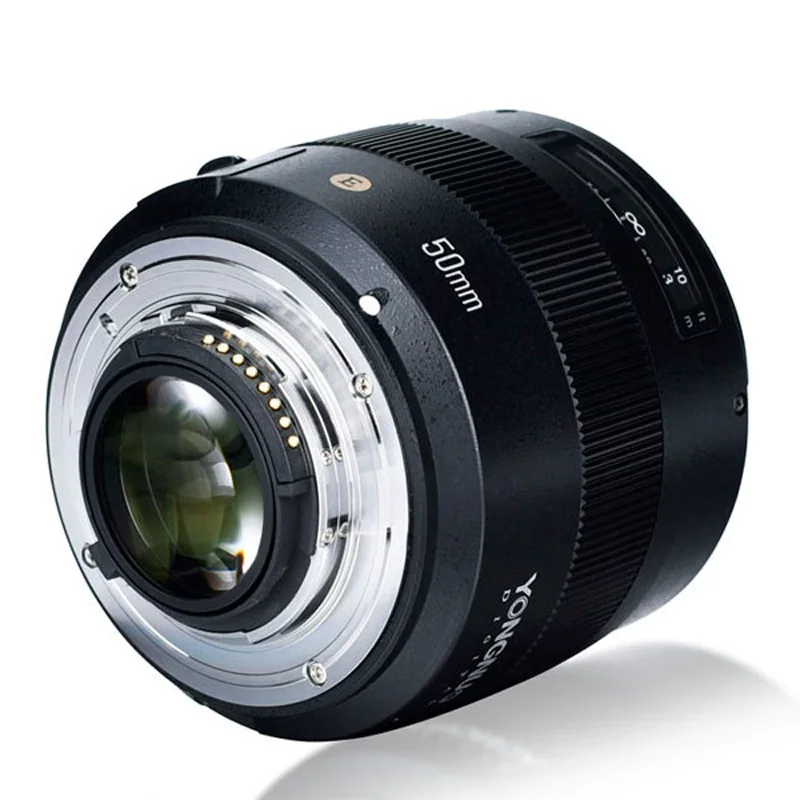 YONGNUO YN50mm F1.4N E яркая Большая диафрагма AF Автофокус MF 50 мм стандартный основной