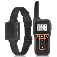 training collar with led light dog training collar with remote 1200yd range 3 working modes tone and 1 100 adjustable levels
