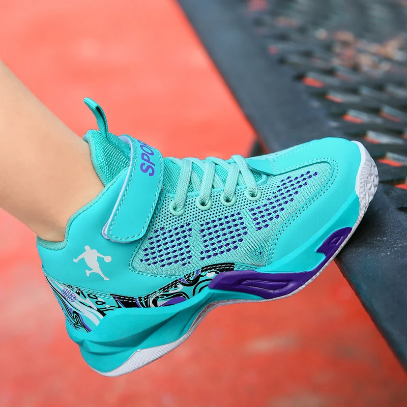 

Boys Brand Basketball Shoes Breathable Kids Sneakers Non-slip Casual Children Sports Shoes Unisex Boy Girl Child Trainer Basket