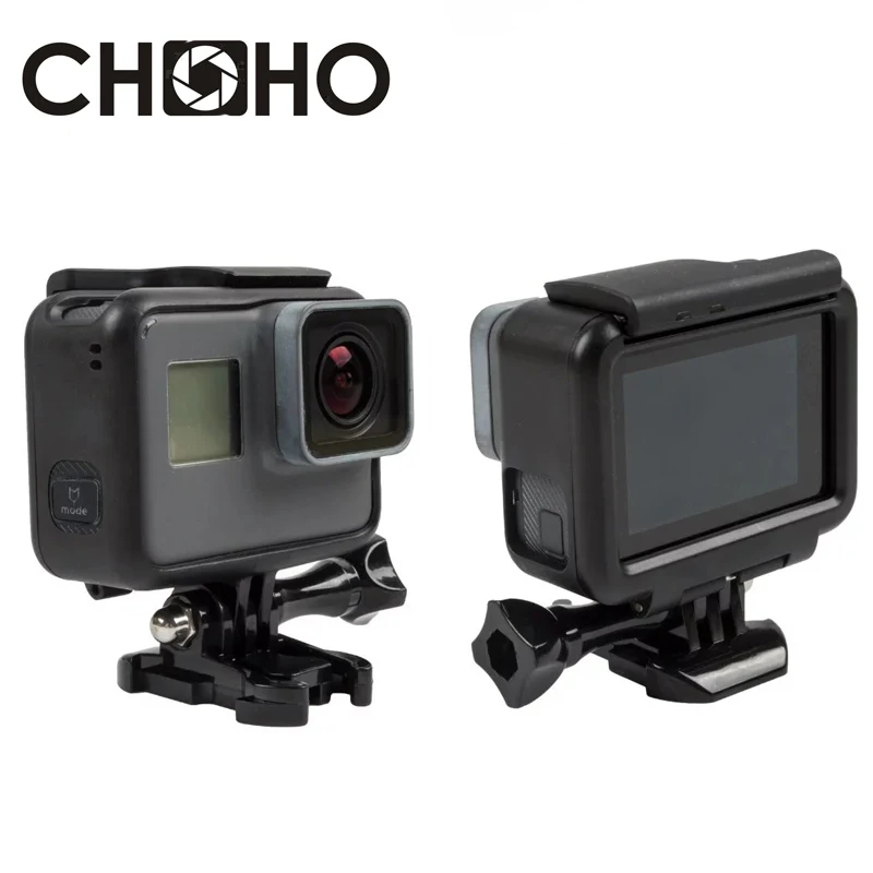 Защитный чехол на черную раму для Gopro 5 6 7 защитный + одиночный винт Базовое