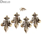 Декоративные угловые скобы античные медные мебельные, шкатулка для драгоценностей, деревянный ящик футов, винтажный металлический угловой протектор с винтом, 4 шт.