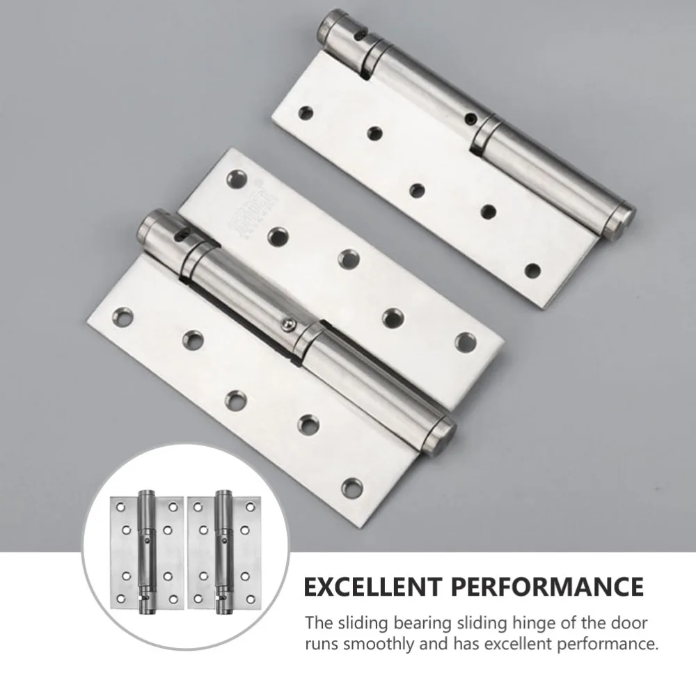 

2pcs Heavy Duty Stainless Steel Door Hinge Smooth Movement Hinge Home Hardwares