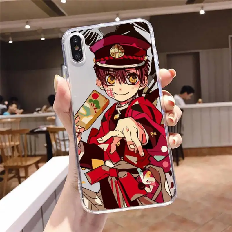 

Toilet-Bound Hanako-kun anime Anti-fall luxury Phone Case cover Transparent for iPhone 6 7 8 11 12 s mini pro X XS XR MAX Plus