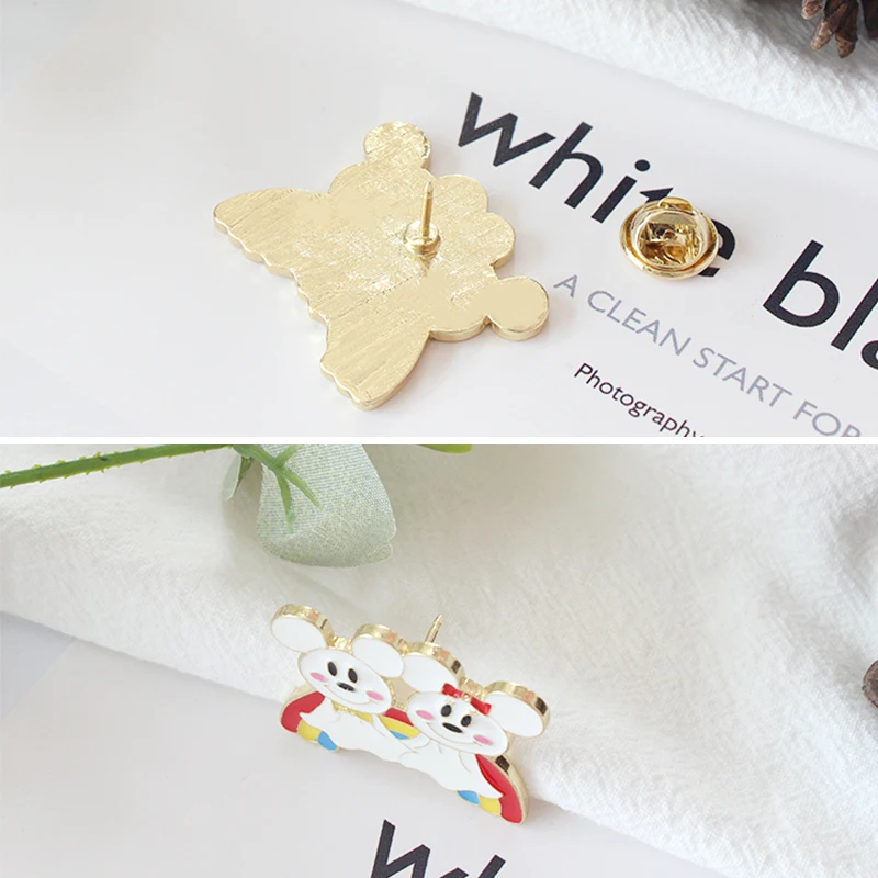 Трендовые Мультяшные Броши для женщин милые очаровательные с мышкой крысы