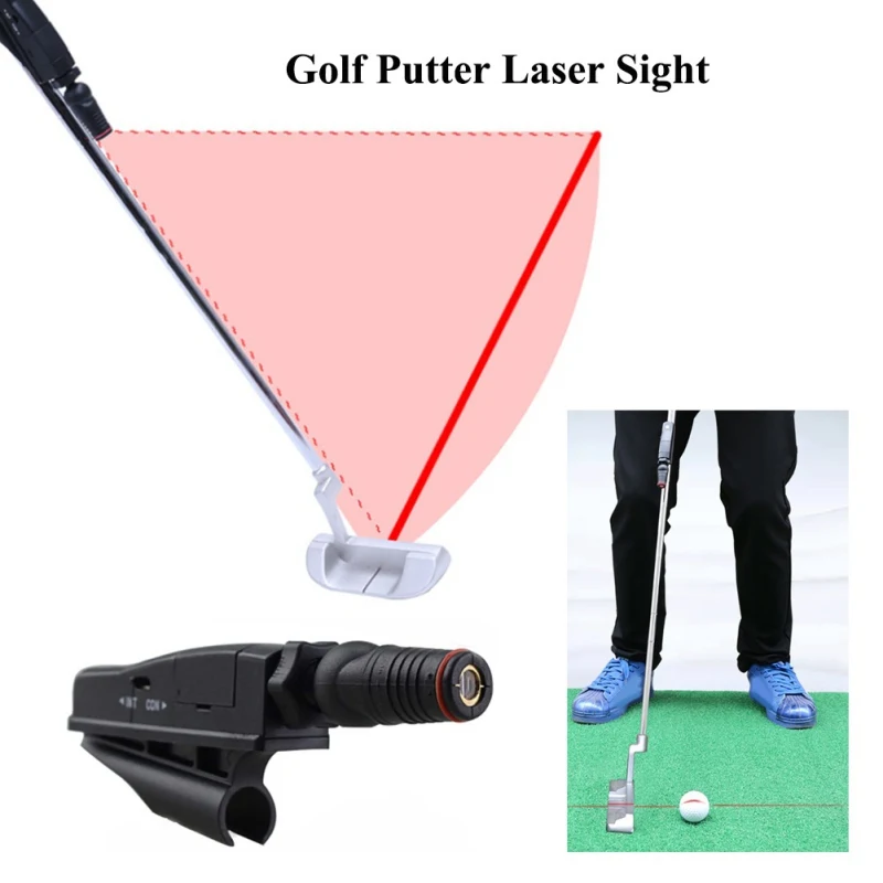 

Golf Putter Laser Sight Pointer Putting Training Aim Corrector Improve Line Aids Tools Teaching Putter Aim Putt Help Practice