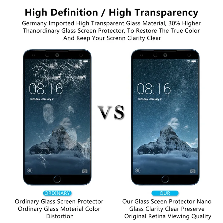 UPaitou покрытие из закаленного стекла для ASUS Zenfone 5 5Z ZS620KL ZE620KL полное покрытие Защитная пленка для экрана для ZS620KL ZE620KL