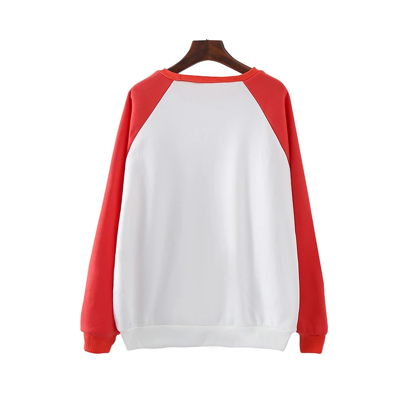 

Christmas New Arrival Autumn Woman Pullover Funny Printed Ladies O-Neck Long Sleeve Pullover Autumn Clothing