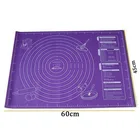 Коврик силиконовый для раскатки теста, антипригарный коврик для выпечки, 45x60 см