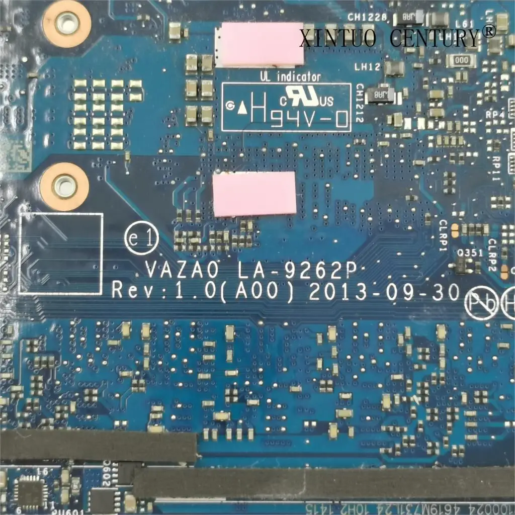 

LA-9262P for Dell XPS 12 (9Q33) Laptop NoteBook PC Motherboard Mainboard CN-0GKT3T 0GKT3T GKT3T w I7-4650U CPU 8GB RAM VAZA0
