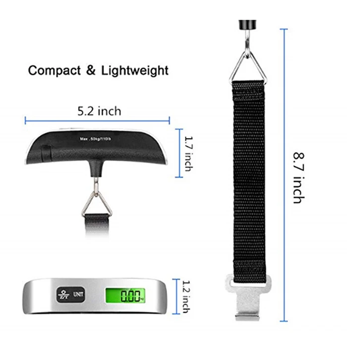 Заводские многофункциональные электронные весы для багажа портативные