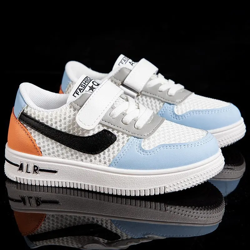 

Kid Girls' Sports Tennis Shoes 2021 Spring Summer New Children's Breathable Boys Running Shoes Student Mesh Surface Sneakers