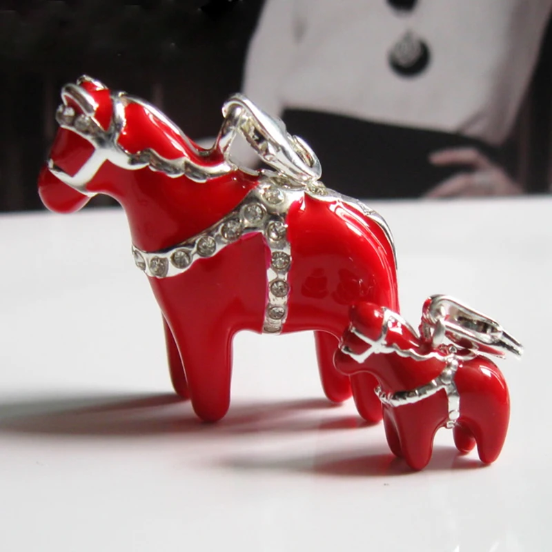 Подвески на удачу очаровательные красные искусственные ботинки сердце клевера