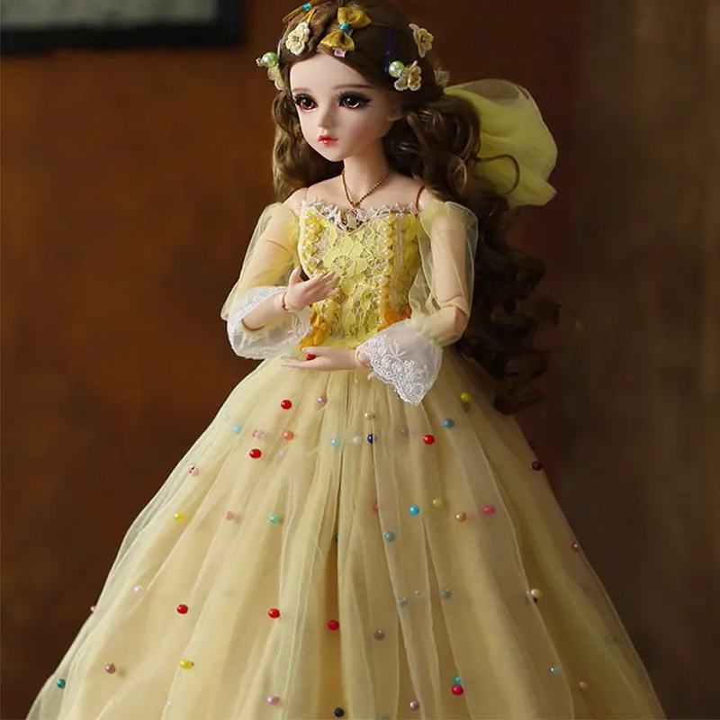 BJD кукла 1/3 BJD силиконовые детские куклы 60 см шарнирная кукла принцесса кукла реалистичный шар мягкие игрушки для девочек подарок с наряд
